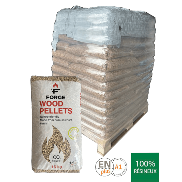 Palette de pellets FORGE WOOD PELLETS